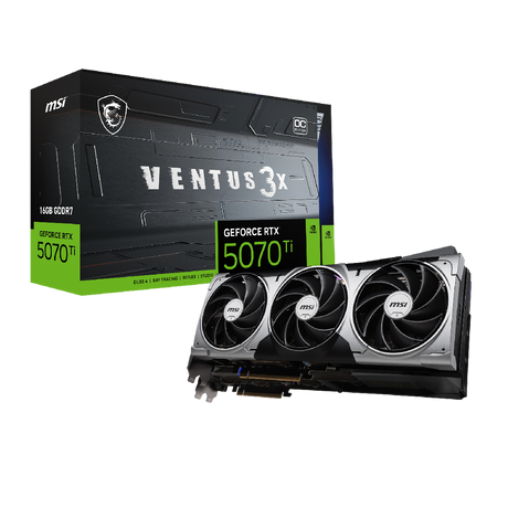 tarjeta grafica msi nvidia geforce rtx 5070 ti ventus 3x oc