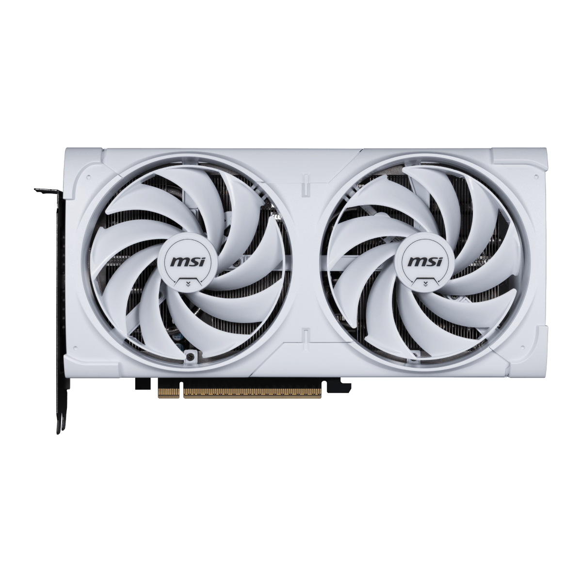 Tarjeta grafica de MSI NVIDIA G GeForce RTX 5070 VENTUS 2X en blanco