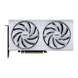 Tarjeta grafica de MSI NVIDIA G GeForce RTX 5070 VENTUS 2X en blanco