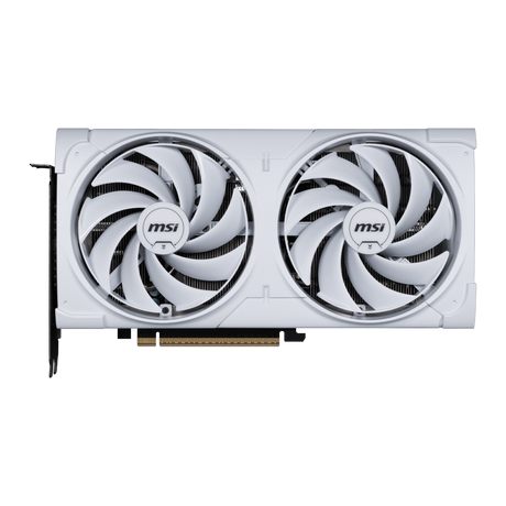 Tarjeta grafica de MSI NVIDIA G GeForce RTX 5070 VENTUS 2X en blanco