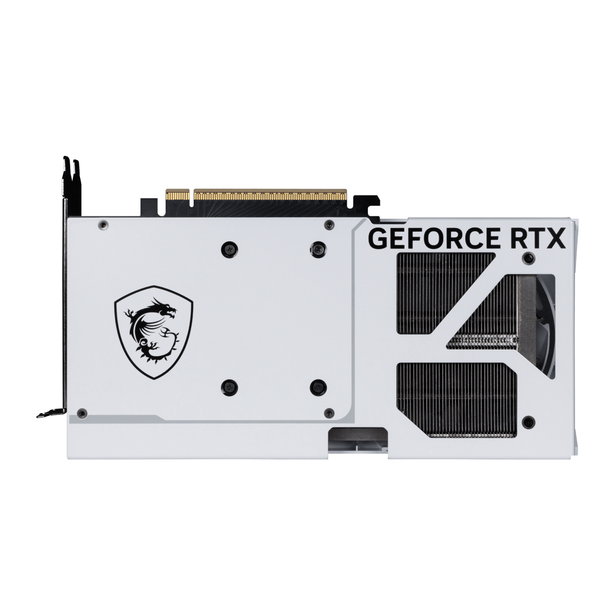 Tarjeta grafica de MSI NVIDIA G GeForce RTX 5070 VENTUS 2X en blanco
