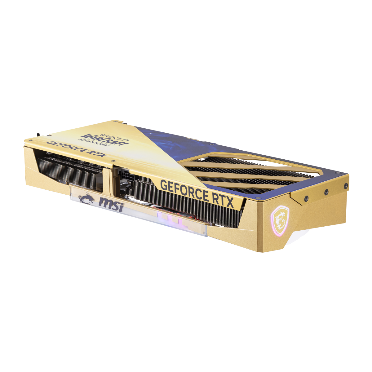 Tarjeta grafica de MSI NVIDIA GeForce RTX 5070 World of Warcraft Midnight Light Edition OC