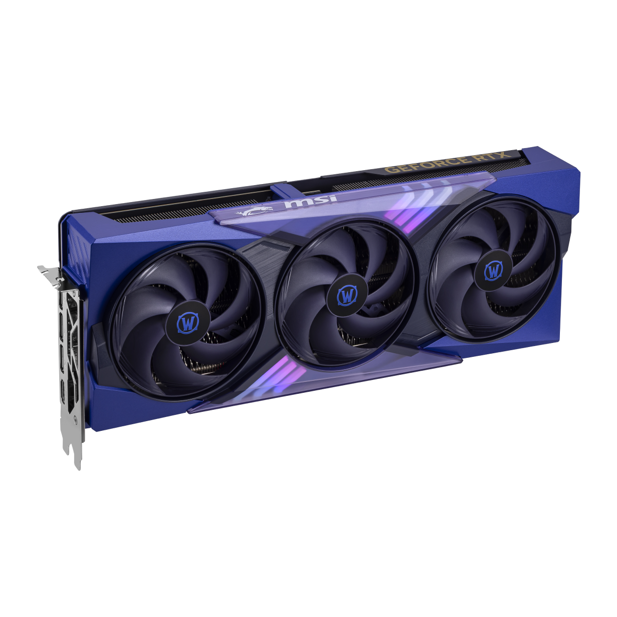 Tarjeta grafica de MSI NVIDIA GeForce RTX 5070 World of Warcraft Midnight Void Edition OC