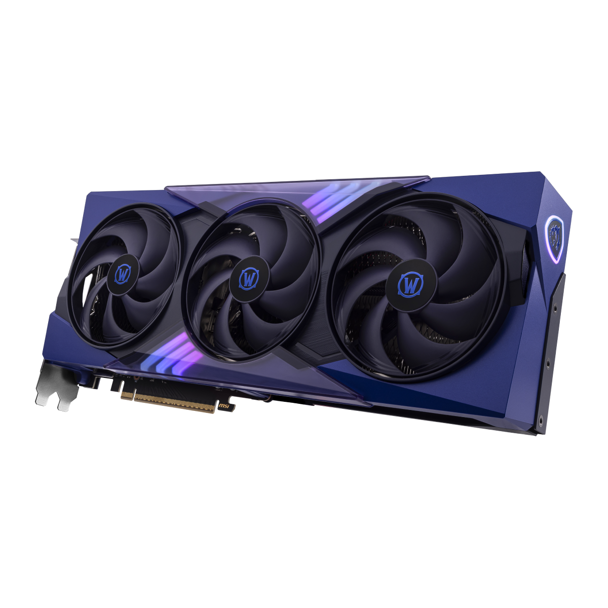 Detalhe MSI RTX 5070 Midnight Void