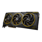 MSI España GeForce RTX 5080 16G VGA graphics card with Call of Duty MW4 Edition and overclocked design, detailed view of the GPU.