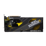 MSI España GeForce RTX 5080 16G COD MW4 Edition OC VGA graphics card with cooling fans and detailed circuit board.