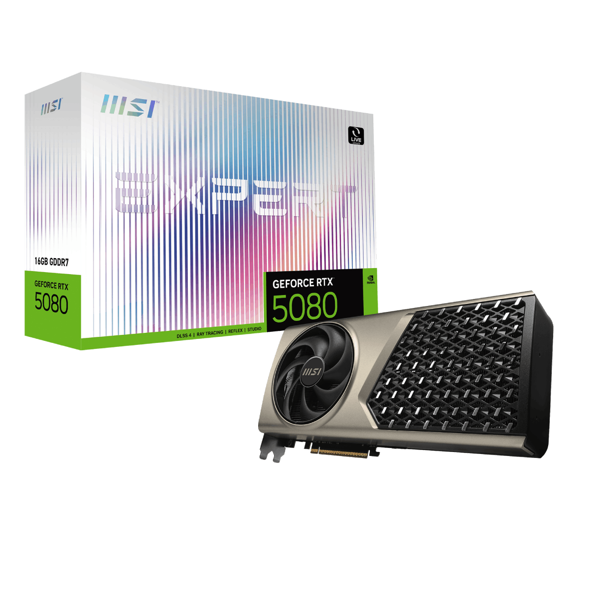Tarjeta grafica de MSI NVIDIA GeForce RTX 5080 EXPERT