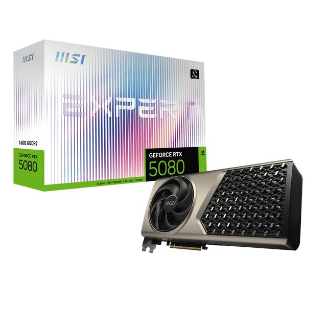 Tarjeta grafica de MSI NVIDIA GeForce RTX 5080 EXPERT