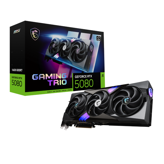 Tarjeta grafica MSI NVIDIA GeForce RTX 5080 Gaming Trio