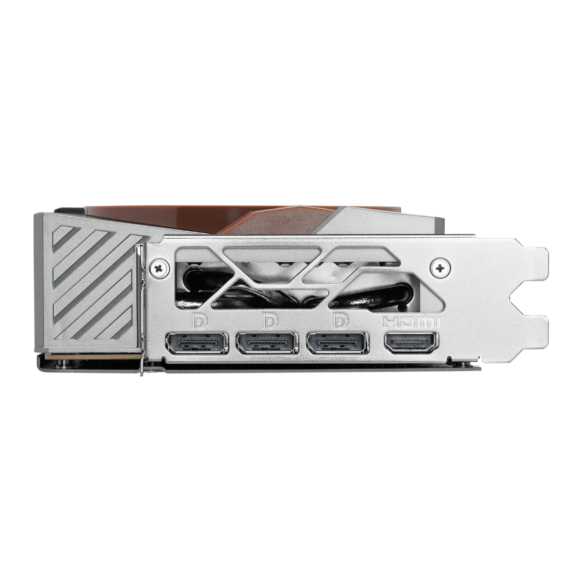 Tarjeta gráfica MSI GeForce RTX 5080 16G The Mandalorian y Grogu edición OC, con diseño temático y puertos visibles.