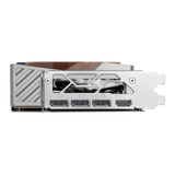 Tarjeta gráfica MSI GeForce RTX 5080 16G The Mandalorian y Grogu edición OC, con diseño temático y puertos visibles.