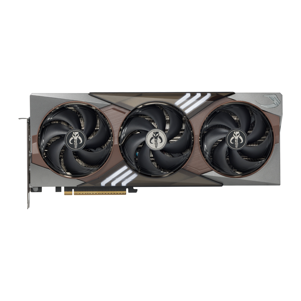 Tarjeta gráfica MSI GeForce RTX 5080 16G The Mandalorian y Grogu Edition OC, con diseño temático y componentes de alta gama.