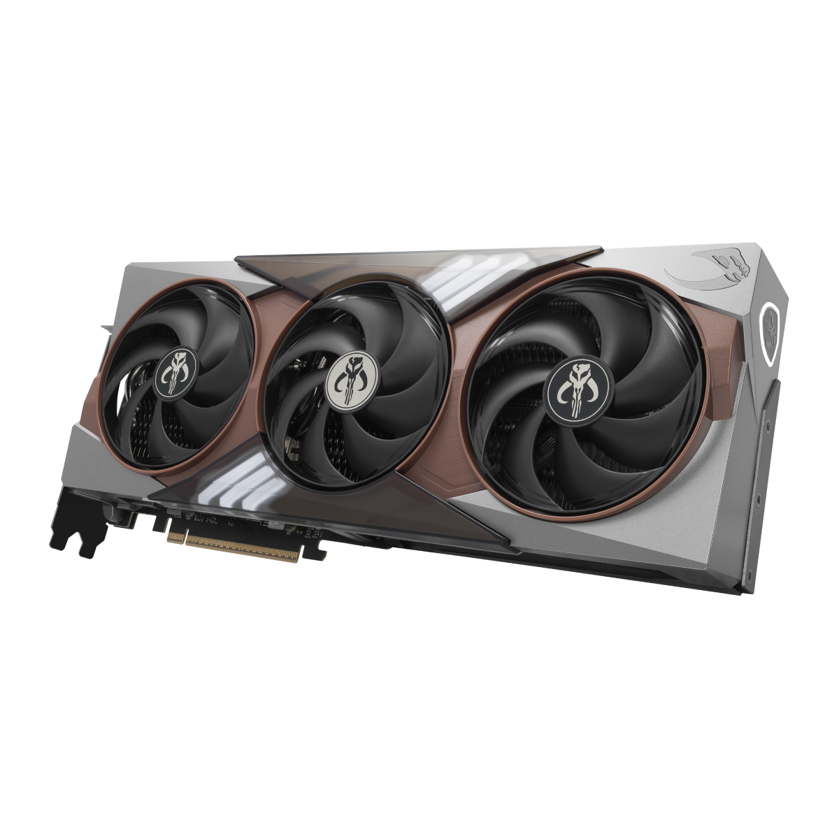 Tarjeta gráfica MSI GeForce RTX 5080 16G The Mandalorian y Grogu Edición OC, diseño con personajes de la serie.