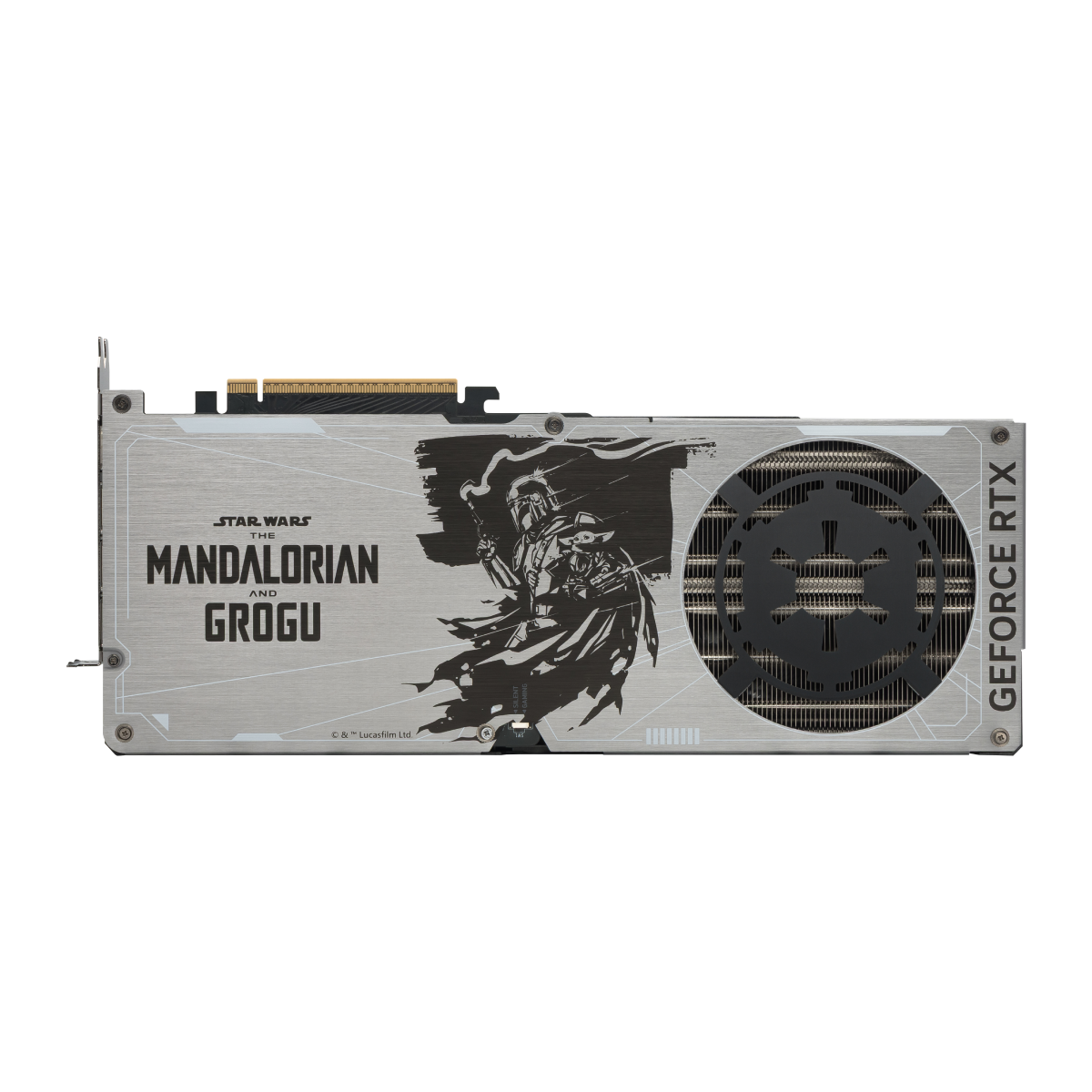 Tarjeta gráfica MSI GeForce RTX 5080 16G The Mandalorian y Grogu edición OC, tarjeta VGA de alta gaming con diseño exclusivo.