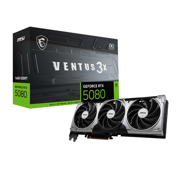 tarjeta grafica msi nvidia geforce rtx 5080 ventus 3x oc