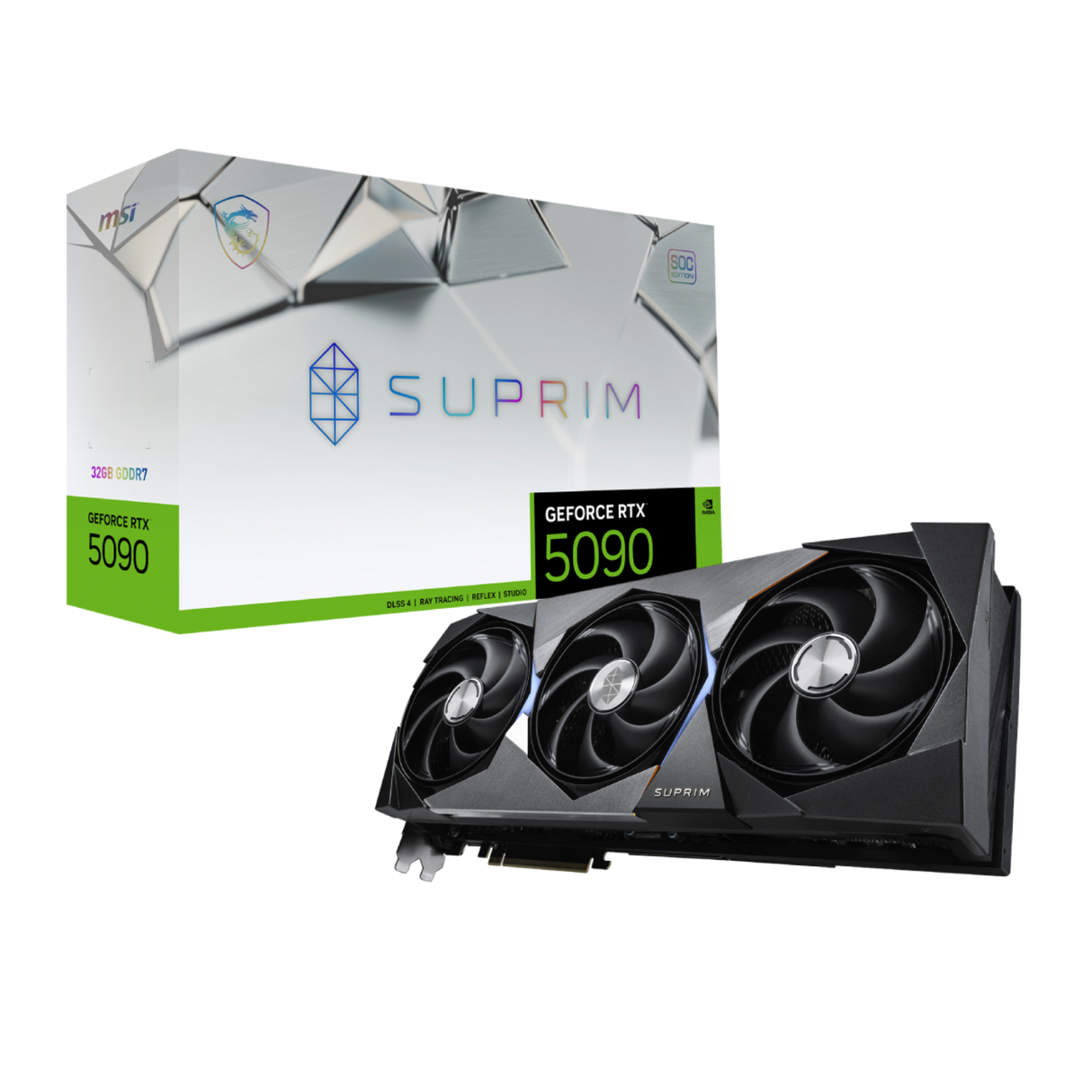 MSI GeForce RTX 5090 32G SUPRIM SOC Tarjeta Gráfica – MSI e-Shop