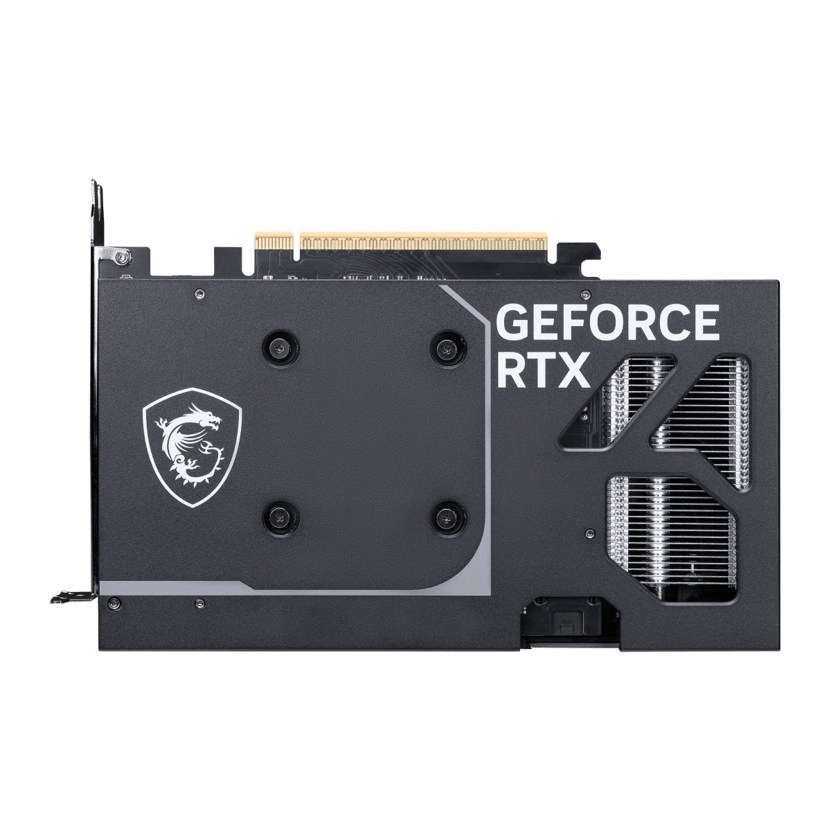 Tarjeta gráfica MSI GeForce RTX 5060 8G VENTUS 2X OC, VGA con disipador y ventiladores en diseño negro y plateado.
