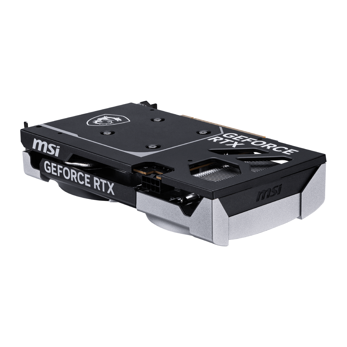 Tarjeta gráfica MSI GeForce RTX 5060 8G VENTUS 2X OC, VGA con disipador de doble ventilador y diseño compacto.