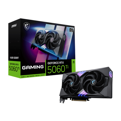 Tarjeta grafica de NVIDIA MSI GeForce RTX 5060 Ti GAMING