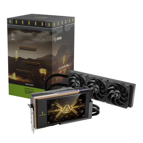Tarjeta grafica NVIDIA de MSI GeForce RTX 5090 Lightning Z de 32G