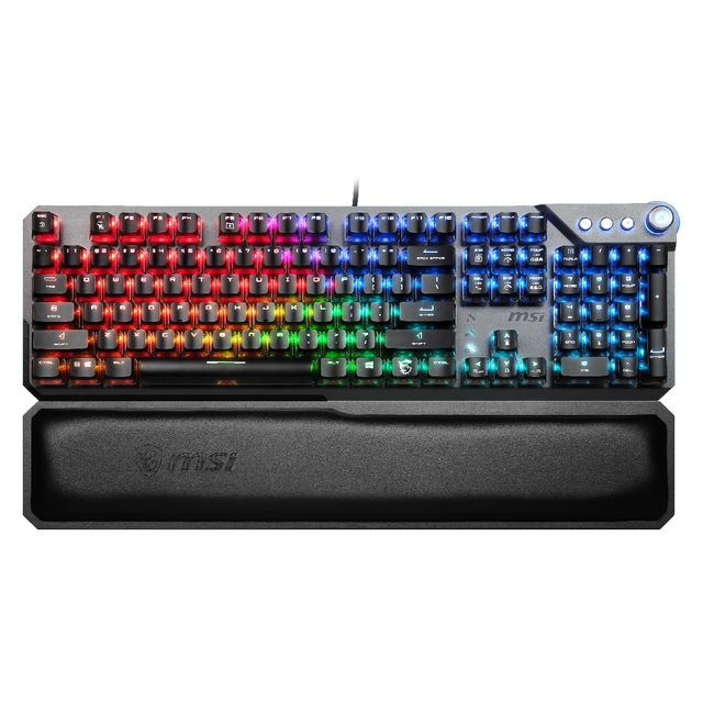 teclado gaming en espanol msi vigor gk71 sonic red