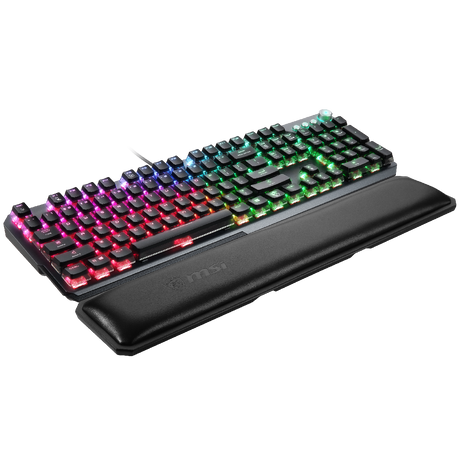 teclado gaming en espanol msi vigor gk71 sonic red