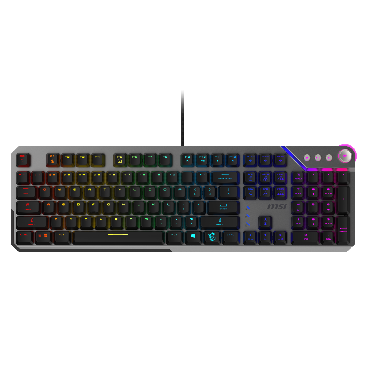Teclado gaming de MSI Strike 600 V2 Silent