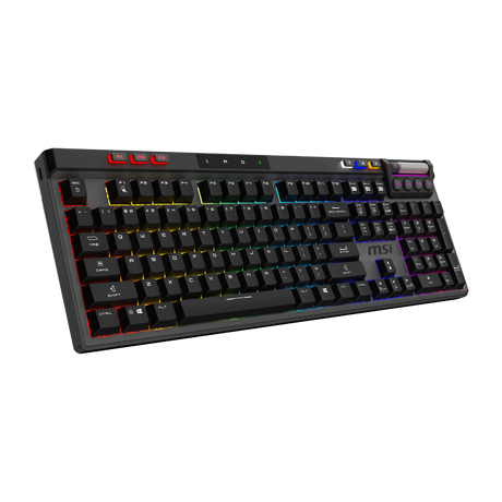 Teclado gaming de MSI Strike PRO W Silent inalambrico en español
