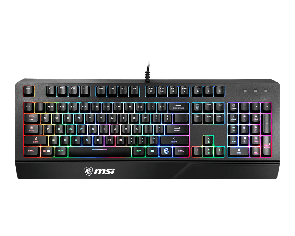 teclado gaming msi vigor gk20 espanol