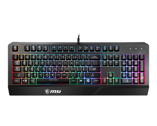 teclado gaming msi vigor gk20 espanol