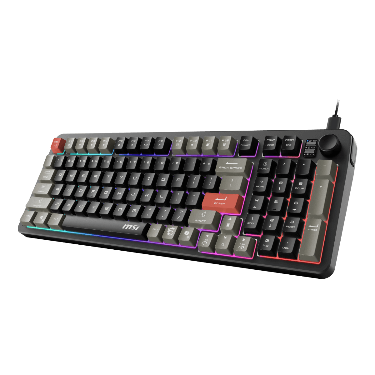 Teclado gaming de MSI Forge GK110