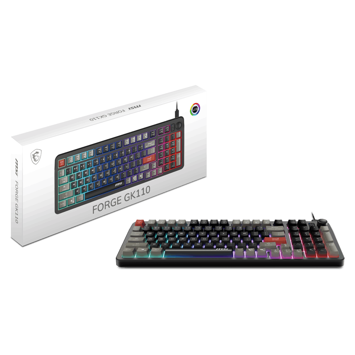 Teclado gaming de MSI Forge GK110