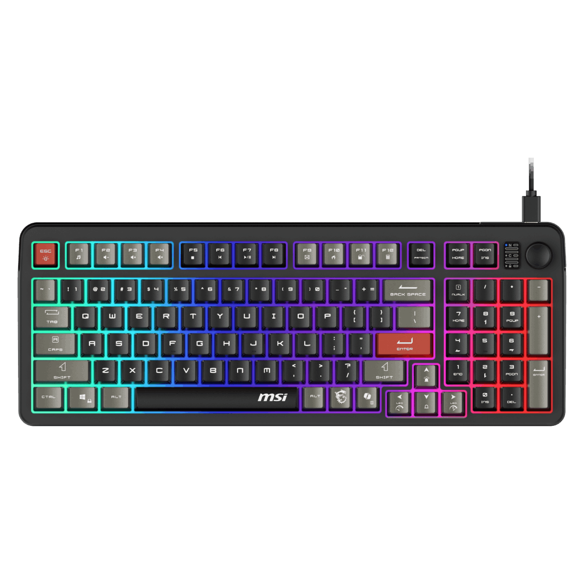 Teclado gaming de MSI Forge GK110