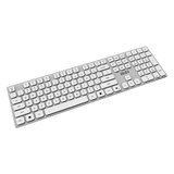 Teclado de MSI Forge K210 inalambrico en blanco