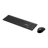 Teclado y ratón inalámbricos MSI Wireless Combo Copilot PRO en color negro, con diseño ergonómico y teclas compactas.