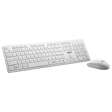 Teclado y Raton de MSI Wireless Combo Copilot PRO White en Español