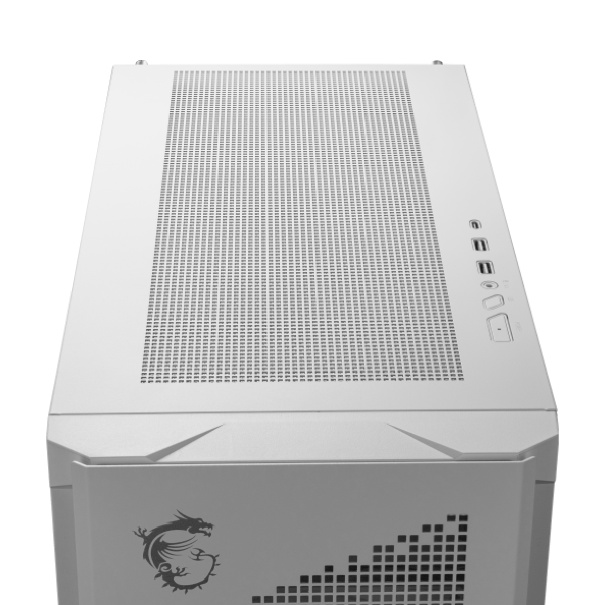Torre de PC de MSI MPG Velox 300R Airflow PZ White