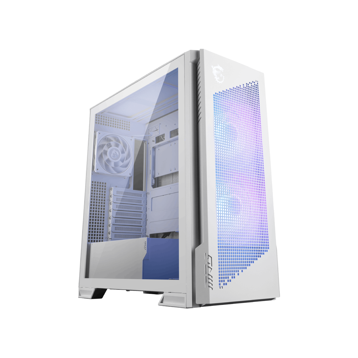 Torre de PC de MSI MPG Velox 300R Airflow PZ White
