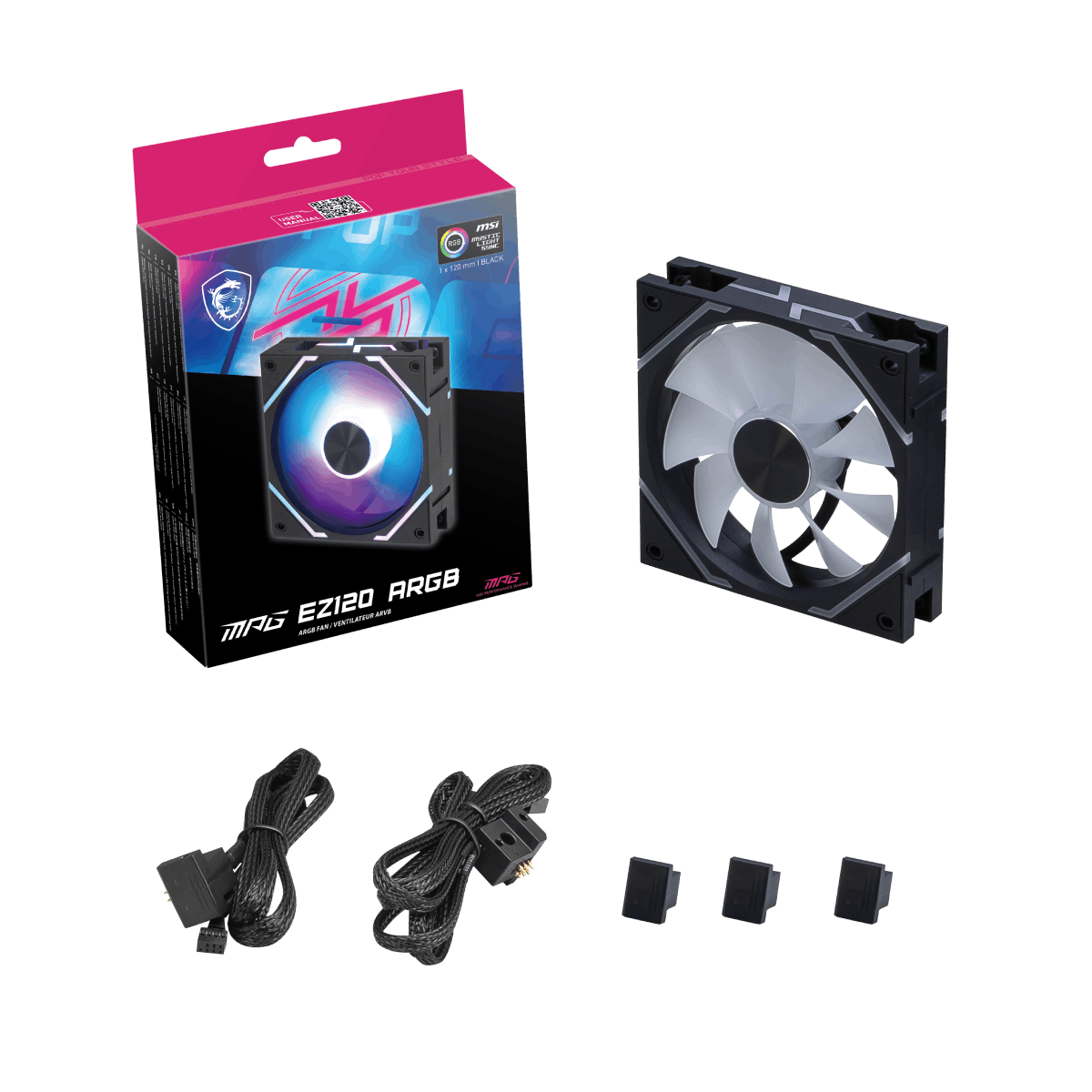 Ventilador para PC de  MSI MPG EZ120 ARGB-1B